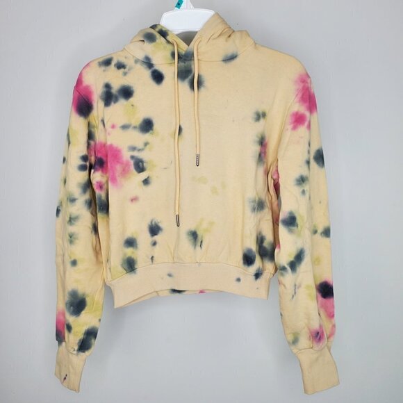 NWT Tie Dye Cropped Hoodie Sweatshirt AFRM Size X Small - Picture 4 of 12
